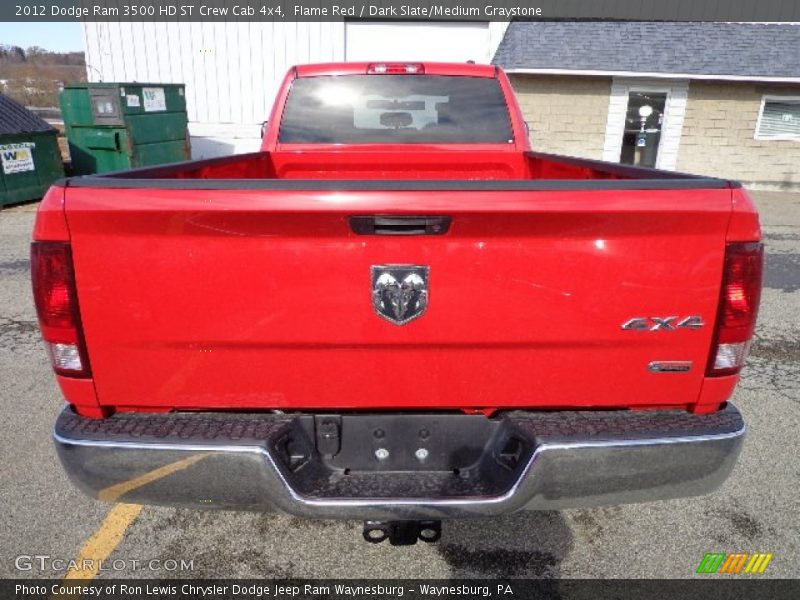 Flame Red / Dark Slate/Medium Graystone 2012 Dodge Ram 3500 HD ST Crew Cab 4x4