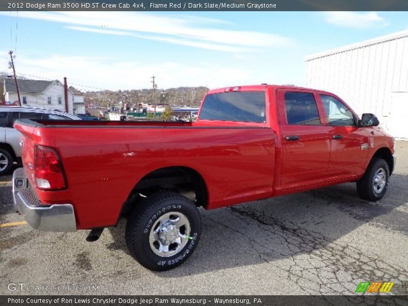 Flame Red / Dark Slate/Medium Graystone 2012 Dodge Ram 3500 HD ST Crew Cab 4x4