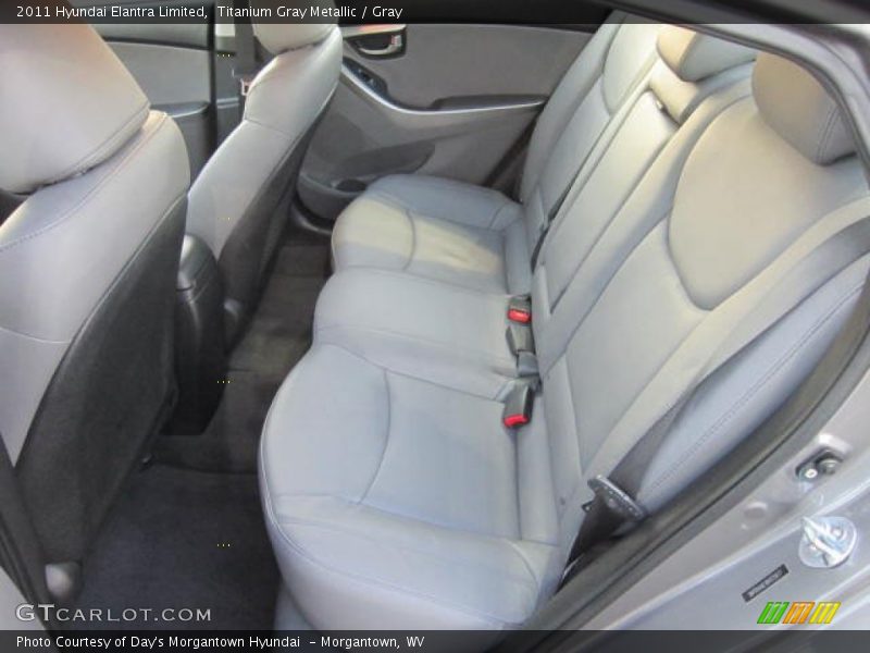 Titanium Gray Metallic / Gray 2011 Hyundai Elantra Limited