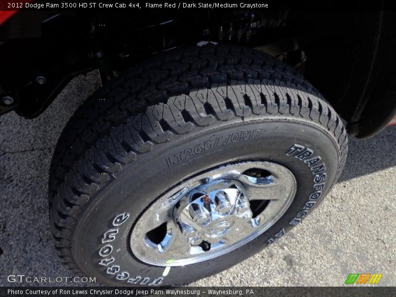 Flame Red / Dark Slate/Medium Graystone 2012 Dodge Ram 3500 HD ST Crew Cab 4x4