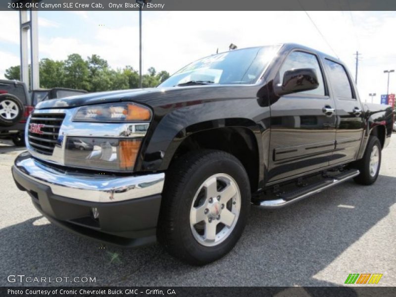 Onyx Black / Ebony 2012 GMC Canyon SLE Crew Cab