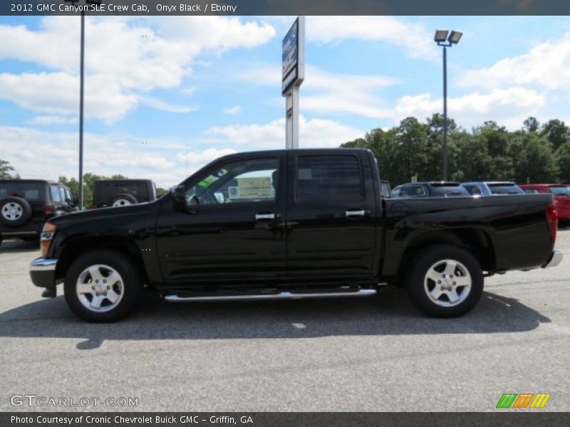 Onyx Black / Ebony 2012 GMC Canyon SLE Crew Cab