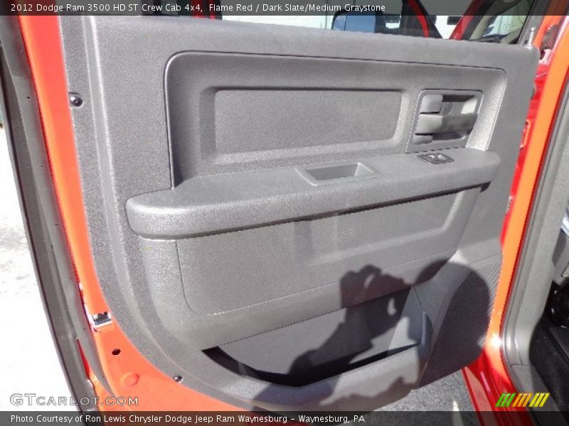 Flame Red / Dark Slate/Medium Graystone 2012 Dodge Ram 3500 HD ST Crew Cab 4x4
