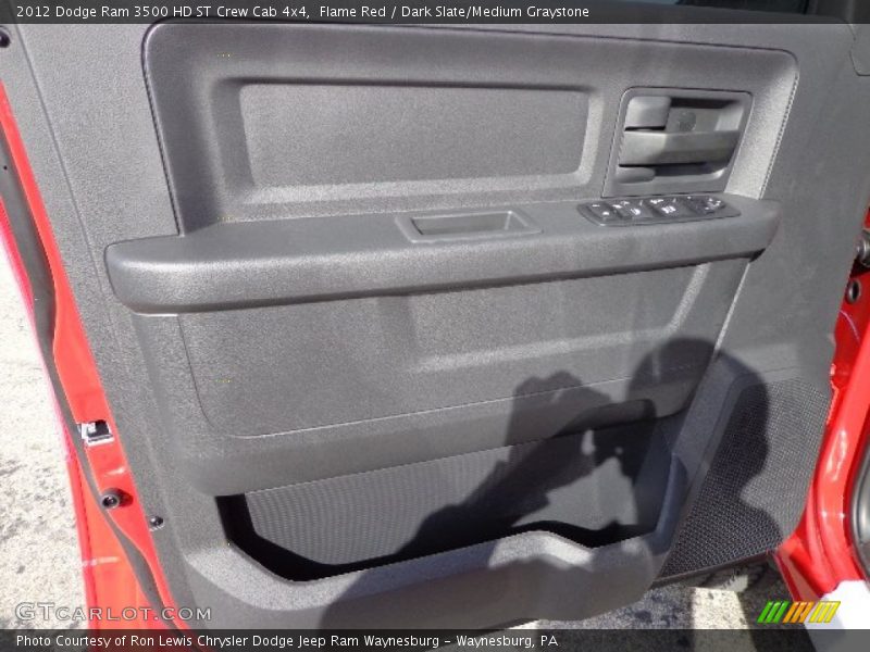 Flame Red / Dark Slate/Medium Graystone 2012 Dodge Ram 3500 HD ST Crew Cab 4x4