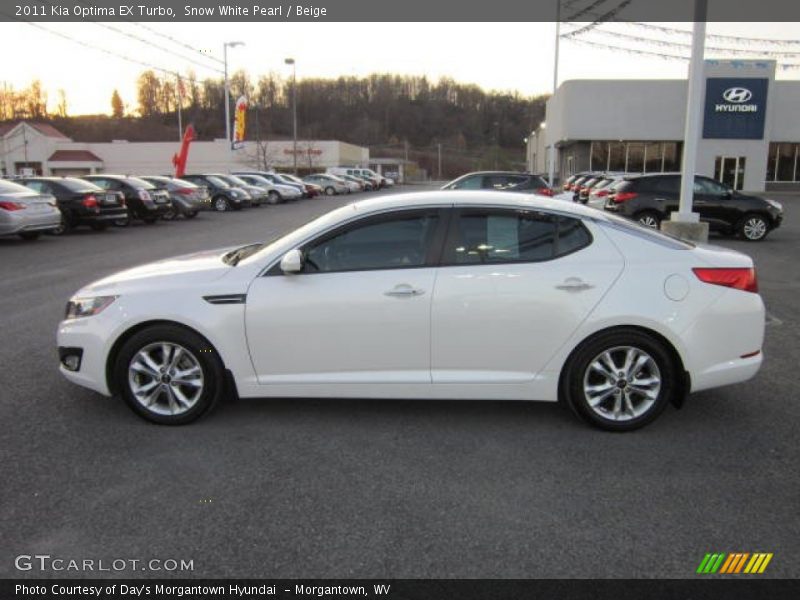  2011 Optima EX Turbo Snow White Pearl