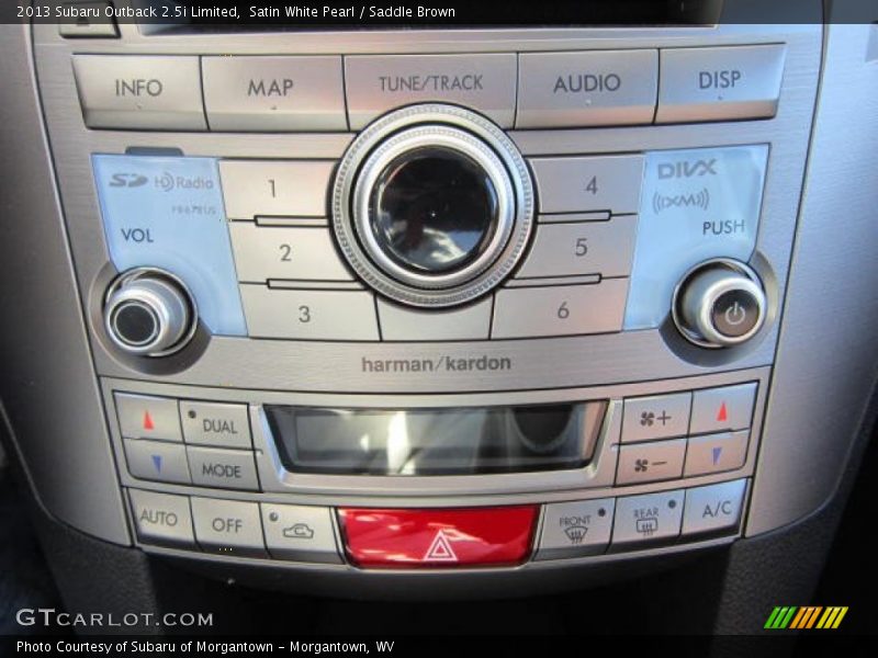 Satin White Pearl / Saddle Brown 2013 Subaru Outback 2.5i Limited