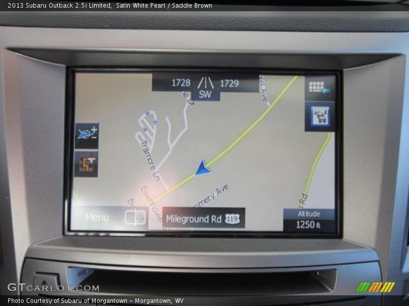 Satin White Pearl / Saddle Brown 2013 Subaru Outback 2.5i Limited