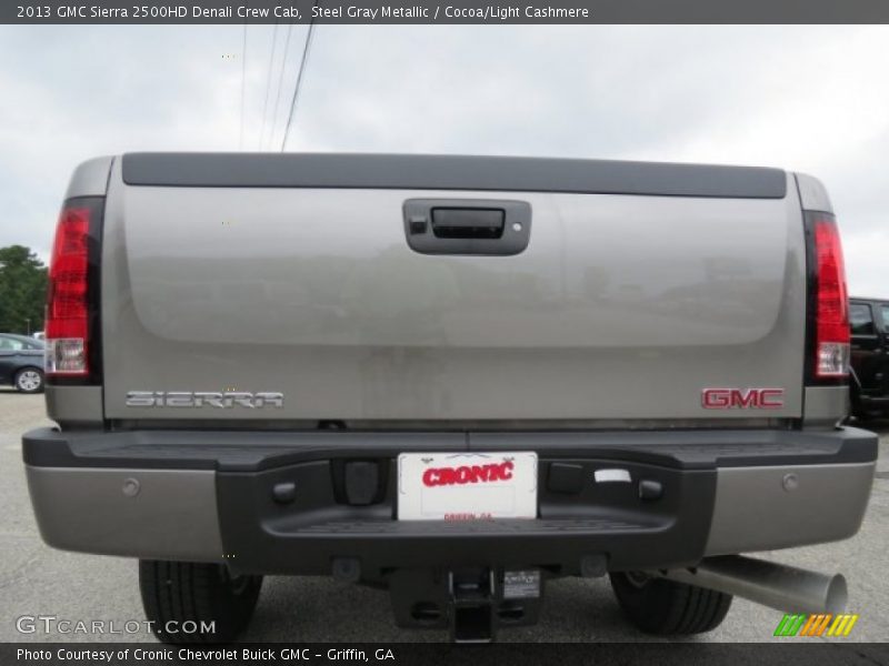Steel Gray Metallic / Cocoa/Light Cashmere 2013 GMC Sierra 2500HD Denali Crew Cab