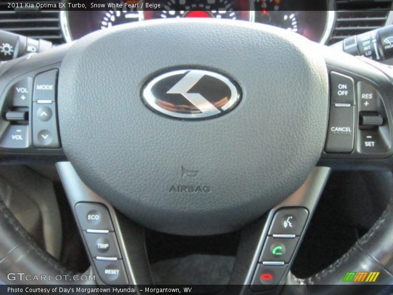 Controls of 2011 Optima EX Turbo