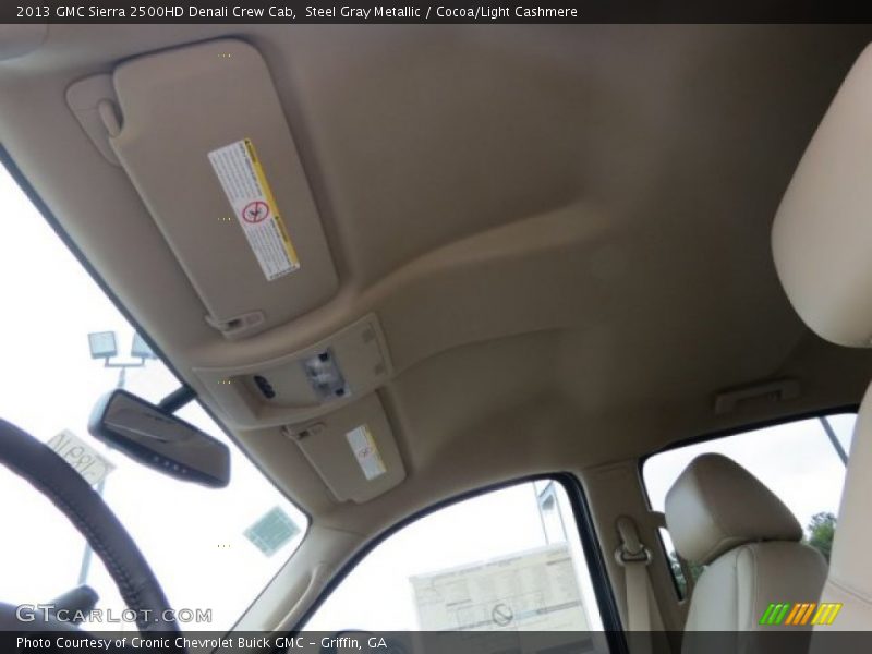 Steel Gray Metallic / Cocoa/Light Cashmere 2013 GMC Sierra 2500HD Denali Crew Cab