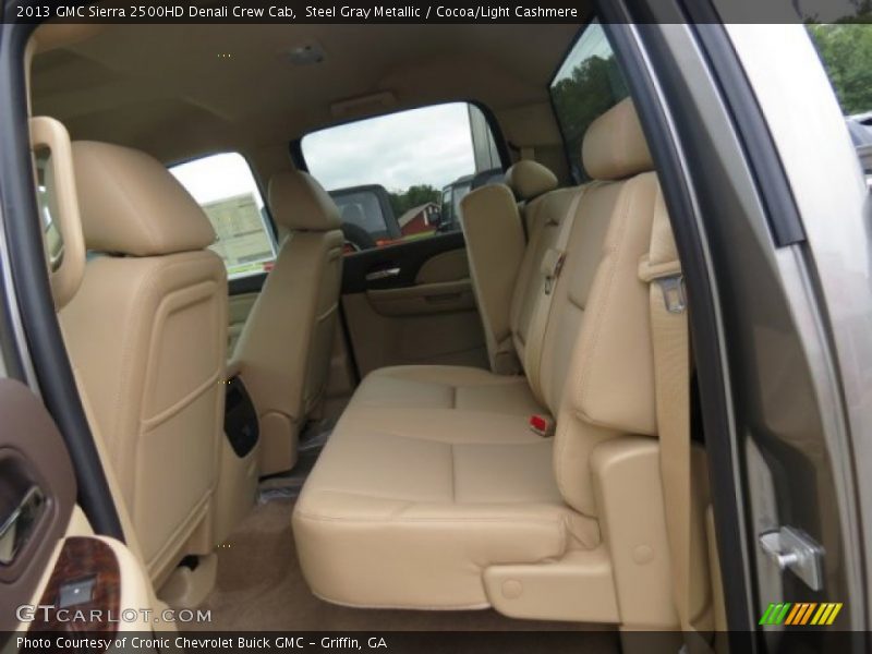 Rear Seat of 2013 Sierra 2500HD Denali Crew Cab