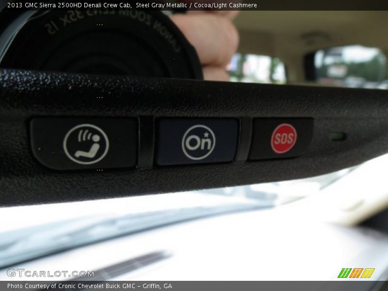 Steel Gray Metallic / Cocoa/Light Cashmere 2013 GMC Sierra 2500HD Denali Crew Cab