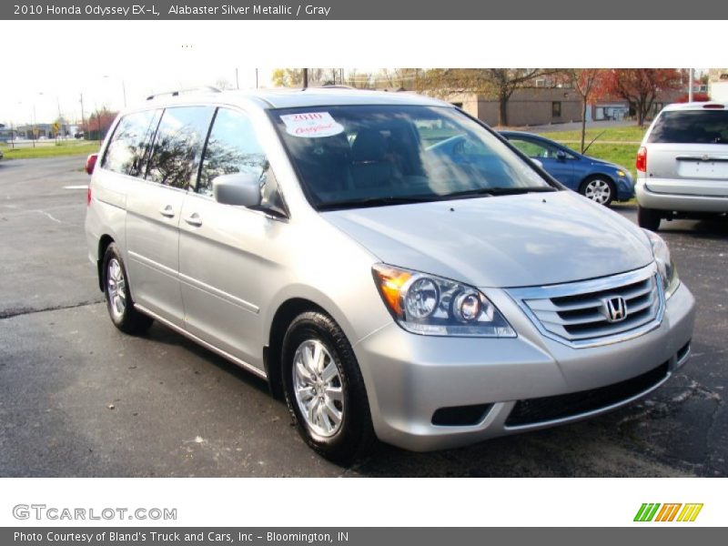 Alabaster Silver Metallic / Gray 2010 Honda Odyssey EX-L