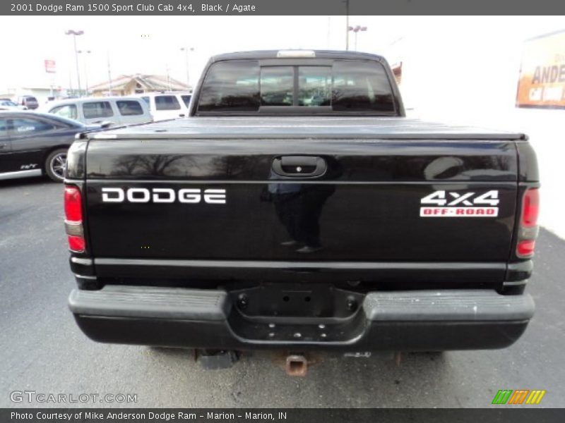 Black / Agate 2001 Dodge Ram 1500 Sport Club Cab 4x4