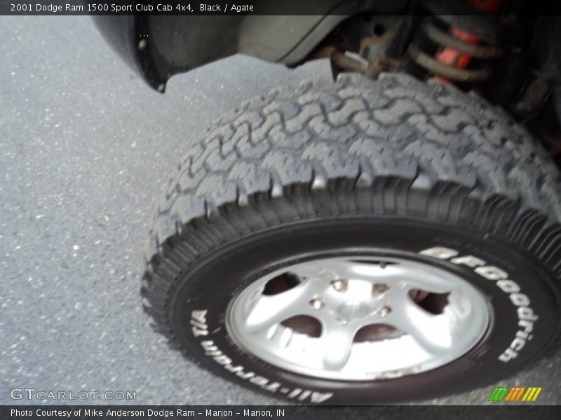 Black / Agate 2001 Dodge Ram 1500 Sport Club Cab 4x4