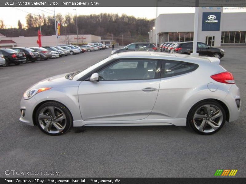 Ironman Silver / Gray 2013 Hyundai Veloster Turbo