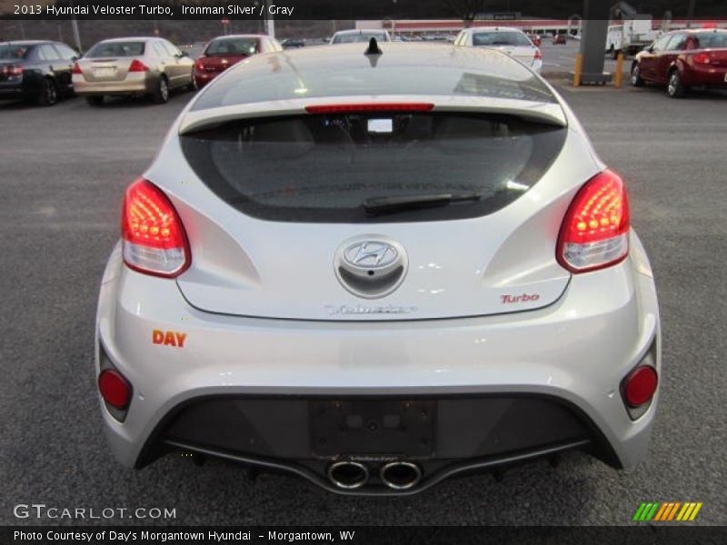 Ironman Silver / Gray 2013 Hyundai Veloster Turbo
