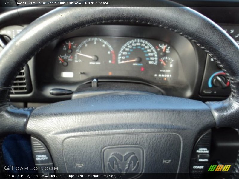 Black / Agate 2001 Dodge Ram 1500 Sport Club Cab 4x4