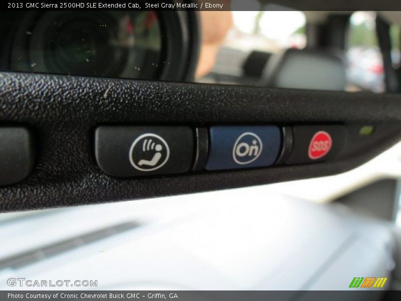 Steel Gray Metallic / Ebony 2013 GMC Sierra 2500HD SLE Extended Cab