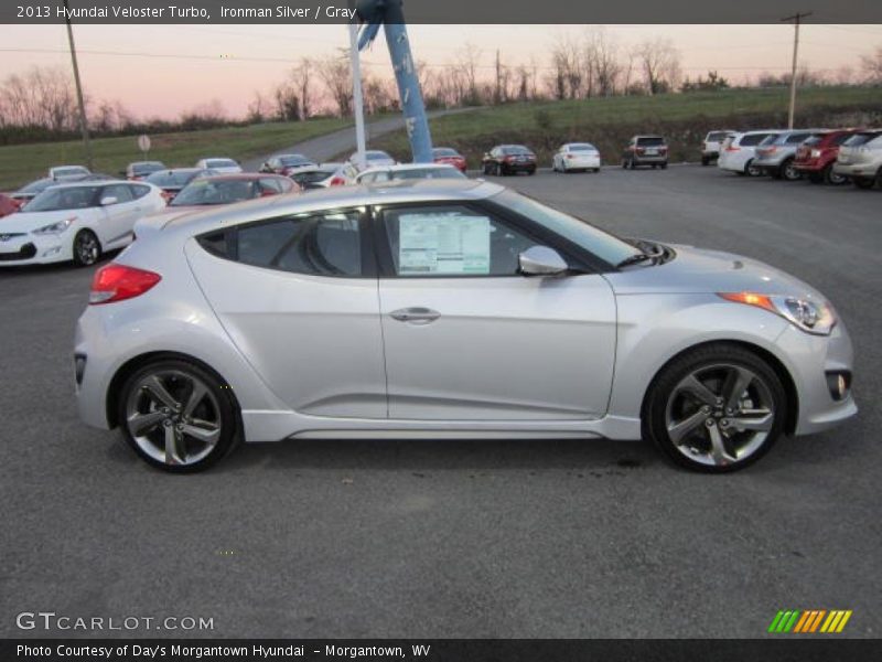 Ironman Silver / Gray 2013 Hyundai Veloster Turbo