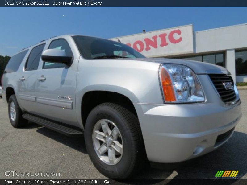Quicksilver Metallic / Ebony 2013 GMC Yukon XL SLE