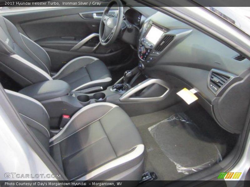  2013 Veloster Turbo Gray Interior