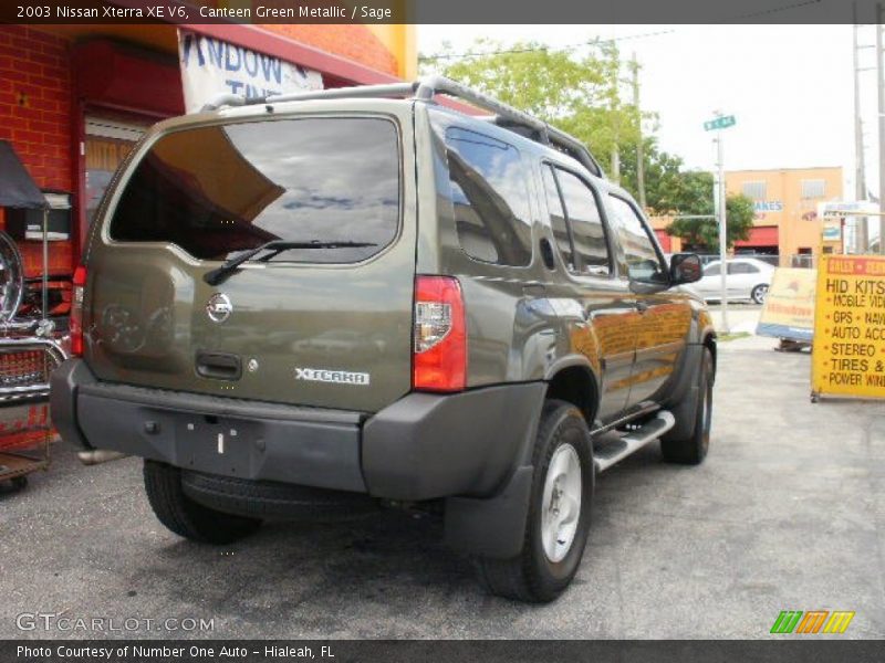 Canteen Green Metallic / Sage 2003 Nissan Xterra XE V6