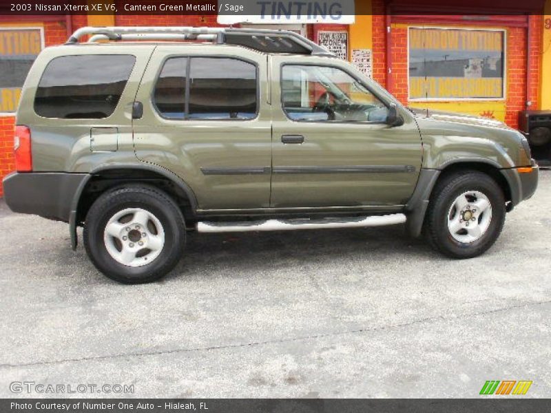 Canteen Green Metallic / Sage 2003 Nissan Xterra XE V6