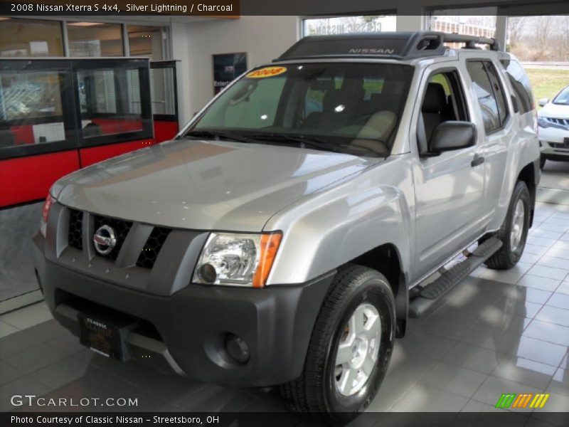 Silver Lightning / Charcoal 2008 Nissan Xterra S 4x4