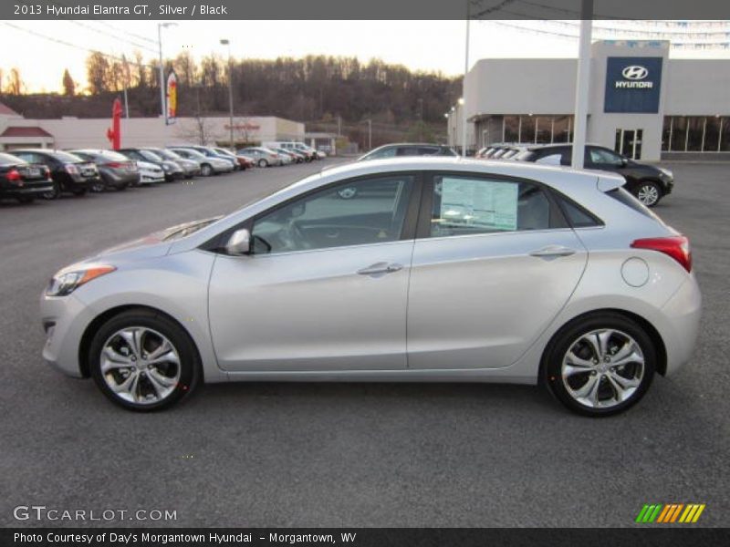 Silver / Black 2013 Hyundai Elantra GT