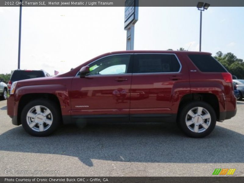 Merlot Jewel Metallic / Light Titanium 2012 GMC Terrain SLE