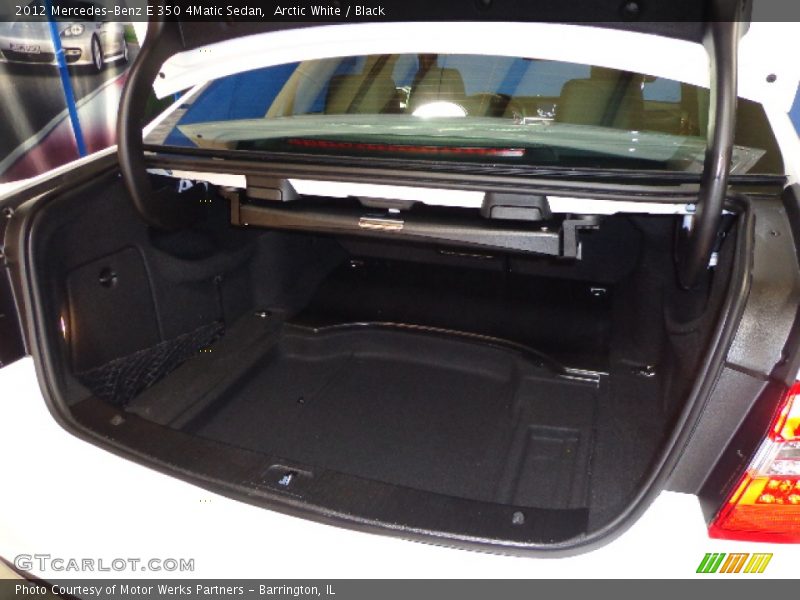 Arctic White / Black 2012 Mercedes-Benz E 350 4Matic Sedan