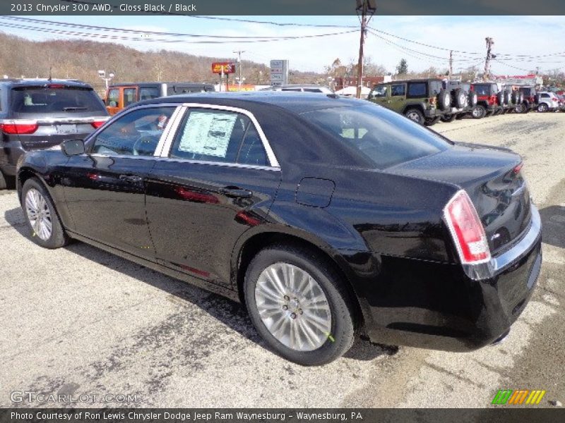 Gloss Black / Black 2013 Chrysler 300 AWD