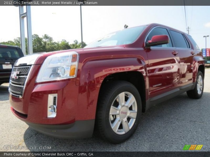 Merlot Jewel Metallic / Light Titanium 2012 GMC Terrain SLE