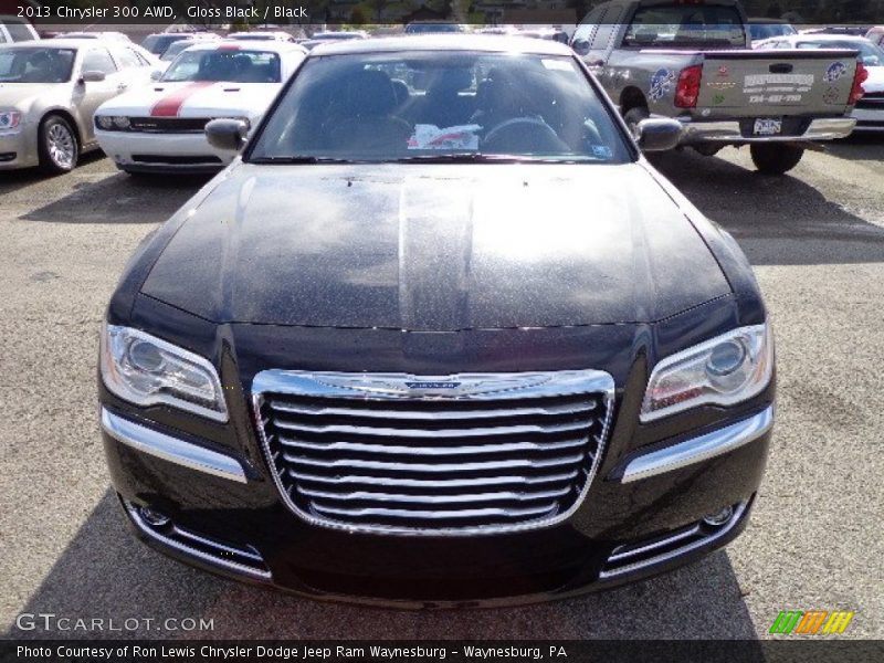 Gloss Black / Black 2013 Chrysler 300 AWD
