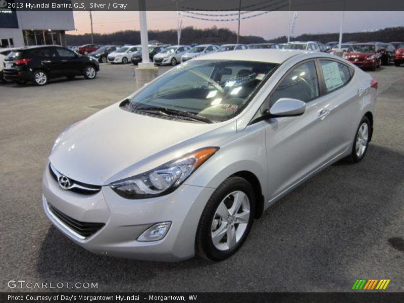 Silver / Gray 2013 Hyundai Elantra GLS