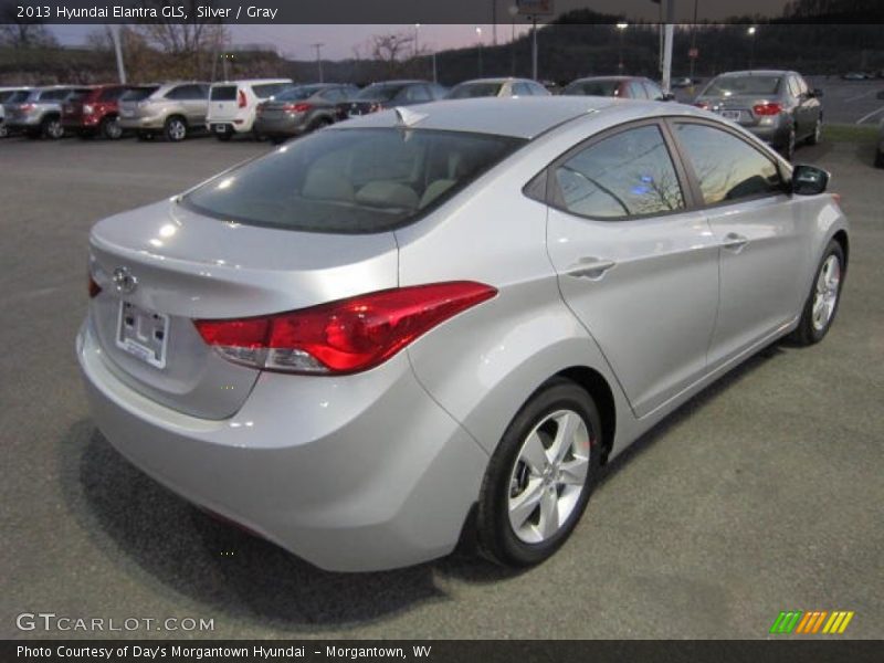 Silver / Gray 2013 Hyundai Elantra GLS
