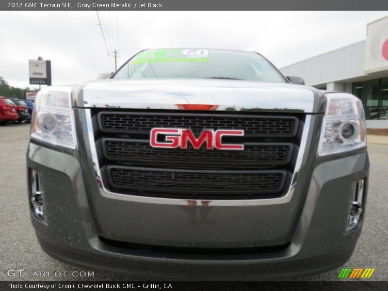 Gray Green Metallic / Jet Black 2012 GMC Terrain SLE