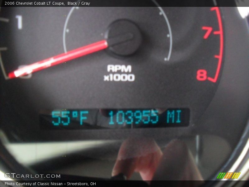 Black / Gray 2006 Chevrolet Cobalt LT Coupe