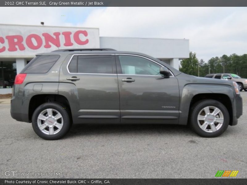 Gray Green Metallic / Jet Black 2012 GMC Terrain SLE