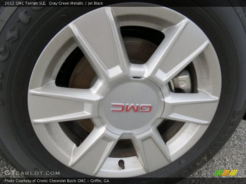 Gray Green Metallic / Jet Black 2012 GMC Terrain SLE