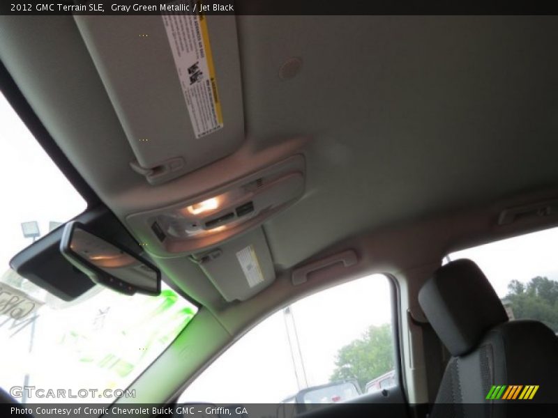 Gray Green Metallic / Jet Black 2012 GMC Terrain SLE