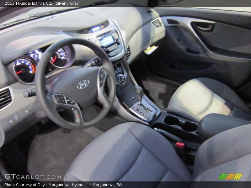 Silver / Gray 2013 Hyundai Elantra GLS