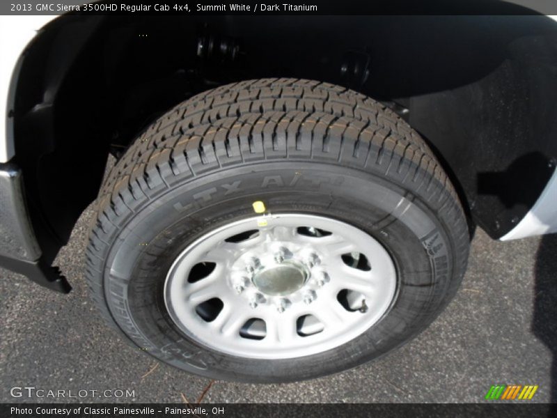 Summit White / Dark Titanium 2013 GMC Sierra 3500HD Regular Cab 4x4
