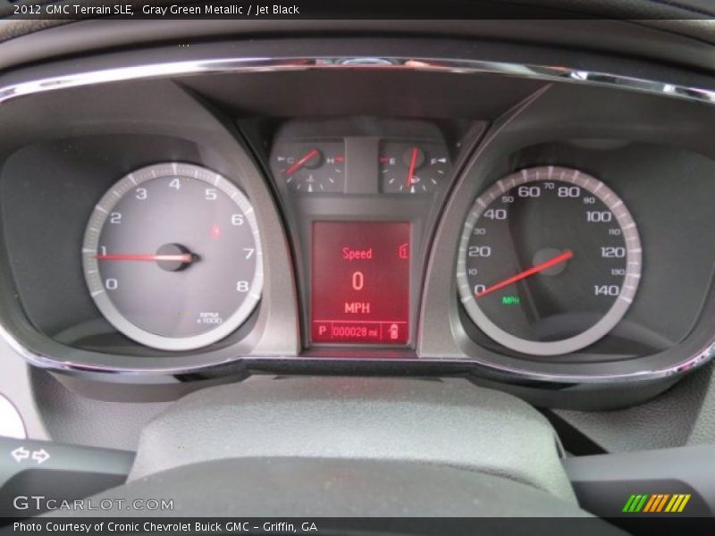 Gray Green Metallic / Jet Black 2012 GMC Terrain SLE