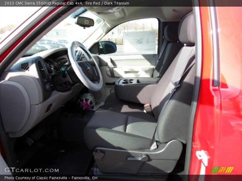 Fire Red / Dark Titanium 2013 GMC Sierra 3500HD Regular Cab 4x4