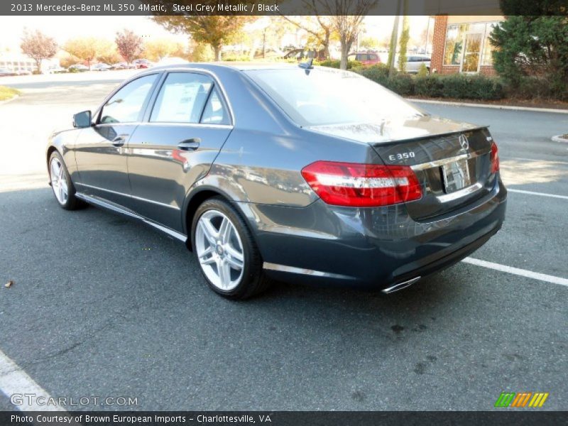 Steel Grey Metallic / Black 2013 Mercedes-Benz ML 350 4Matic