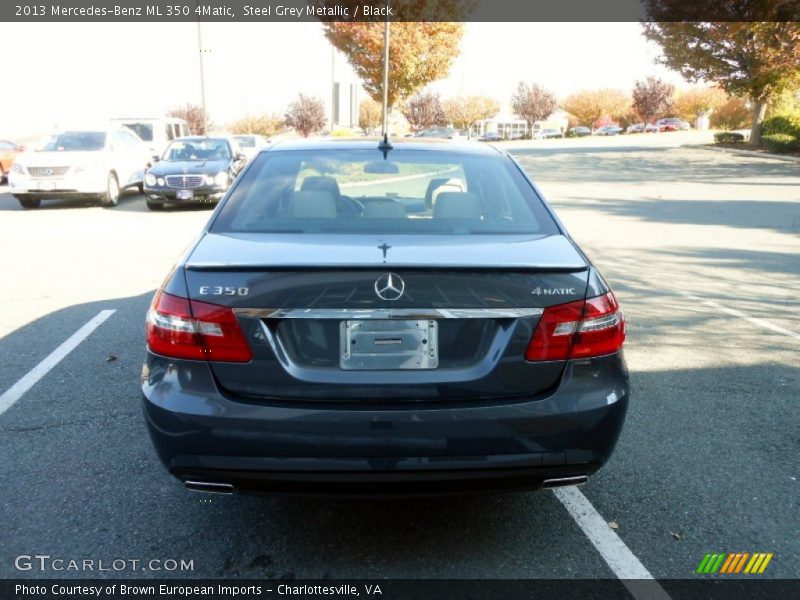 Steel Grey Metallic / Black 2013 Mercedes-Benz ML 350 4Matic