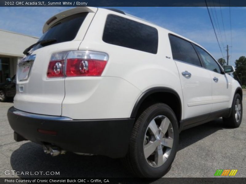 Summit White / Ebony 2012 GMC Acadia SLT