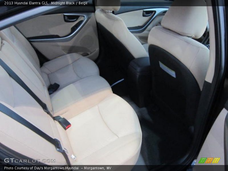 Midnight Black / Beige 2013 Hyundai Elantra GLS